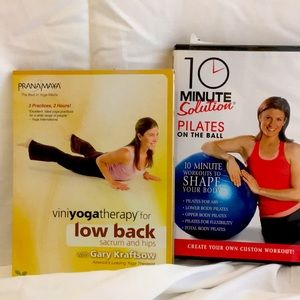 Yoga and Pilates Dvd's